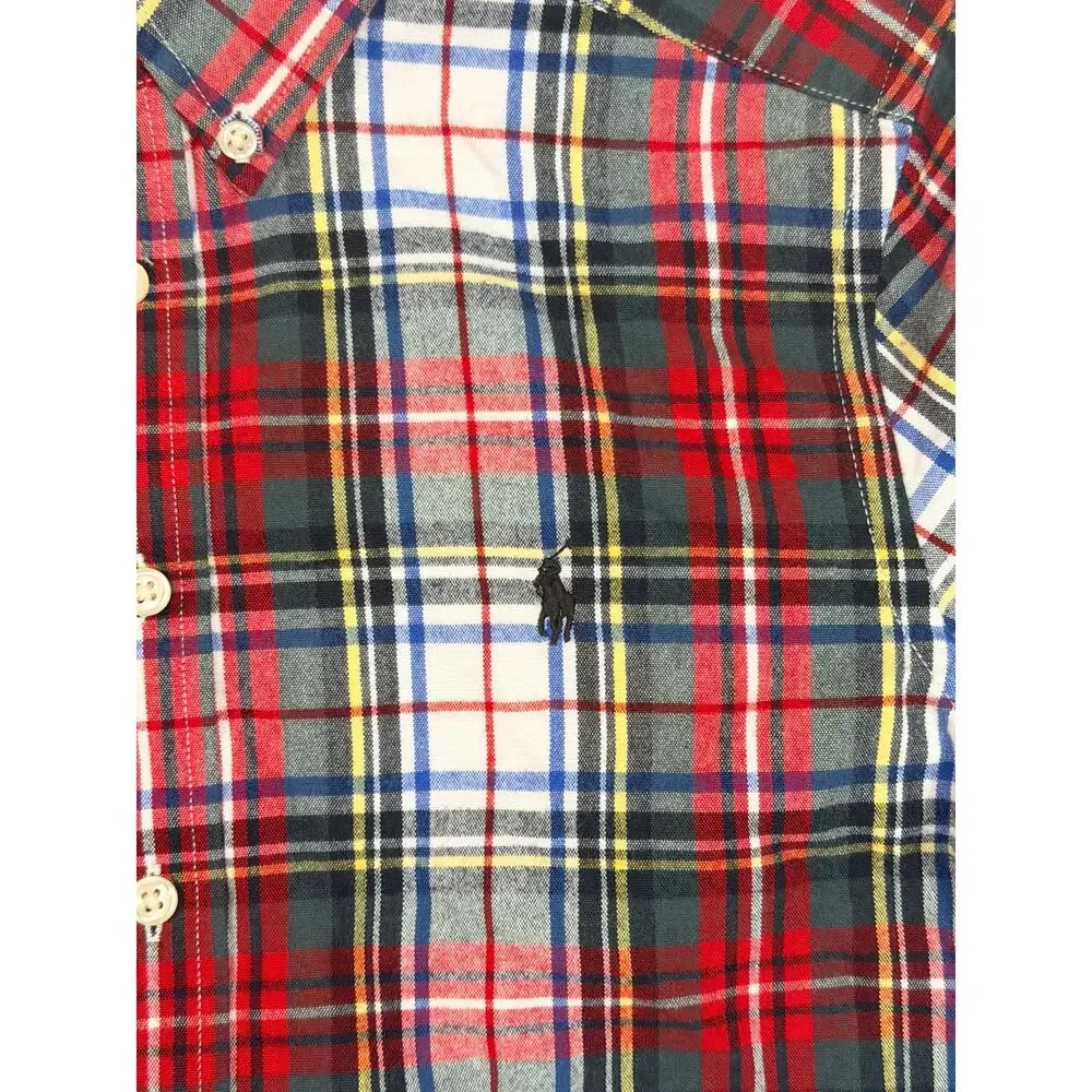 Polo Ralph Lauren Boys Plaid Button-Down Shirt – Size M (10-12) – NWOT